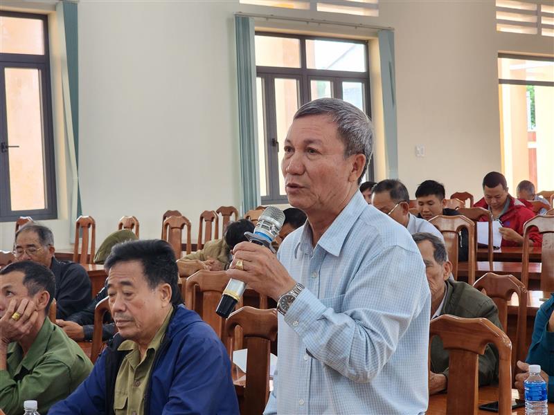 Cử tri xã Hoà Ninh gửi kiến nghị đến đoàn đại biểu