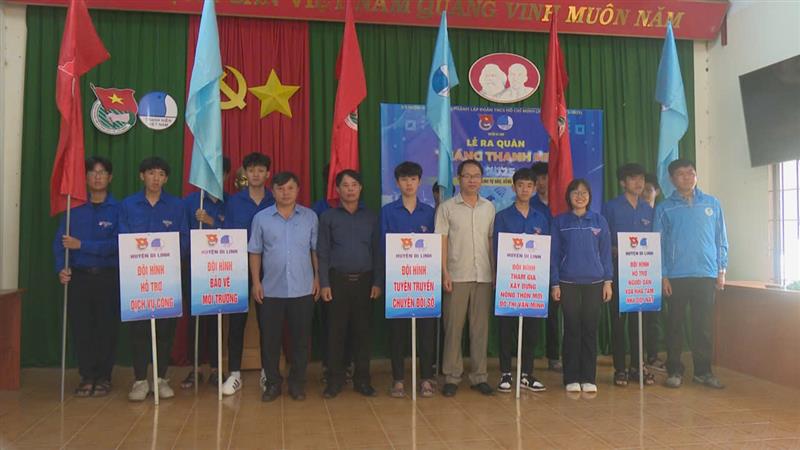 Huyện đoàn - Hội Liên hiệp thanh niên Việt Nam Huyện Di linh đã ra mắt các đội hình tình nguyện