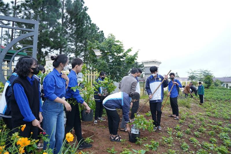 Đông đảo Đoàn viên thanh niên thực hiện công tác bảo vệ môi trường