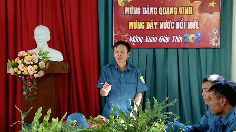 Anh Bùi Văn Trung có thành tích tiêu biểu, xuất sắc trong Phong trào thi đua Quyết thắng huyện Di Linh