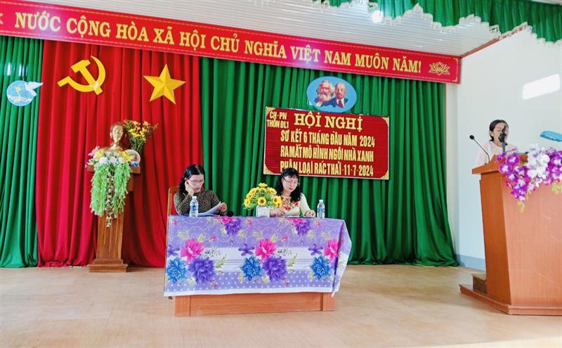 Chi hội Phụ nữ thôn Đồng Lạc 1 hướng dẫn thực hiện mô hình Ngôi nhà xanh